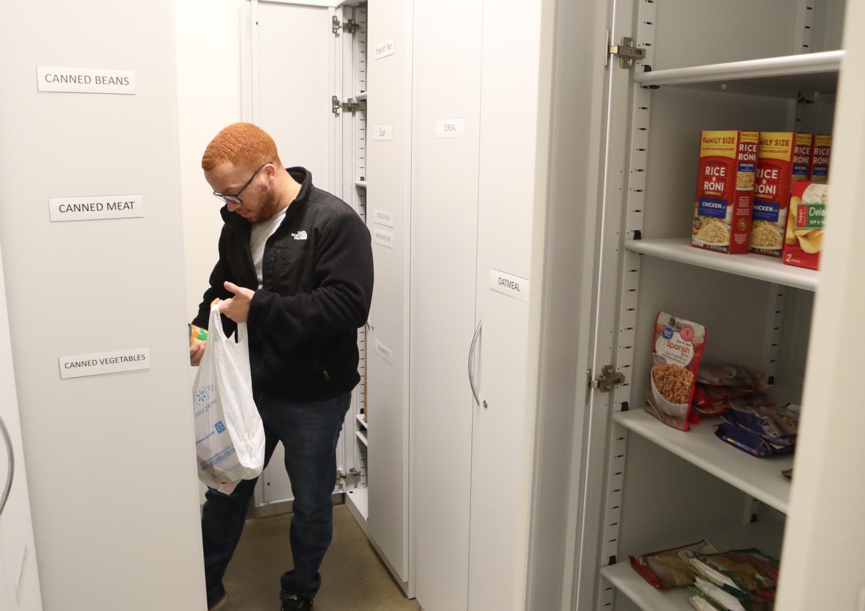 Food pantry for students at Stockton Atlantic City